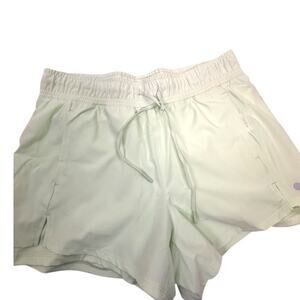 SKU2622 Apana Women's Size Medium Light Lime Green Athletic Running Shorts